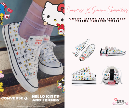 [Converse X Sanrio Characters] Chuck Taylor All Star Best Friend Forever White