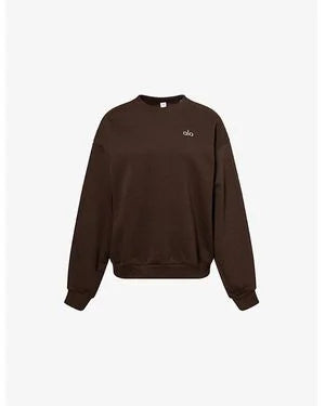 [BTS Jin Worn] Alo Yoga Accolade Crew Neck Pullover-Espresso
