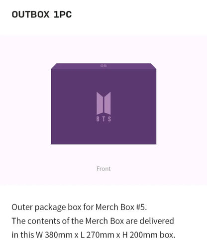 BTS MERCH BOX #5