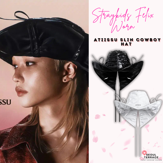 [Straykids Felix Worn] ATIISSU Slin Cowboy Hat