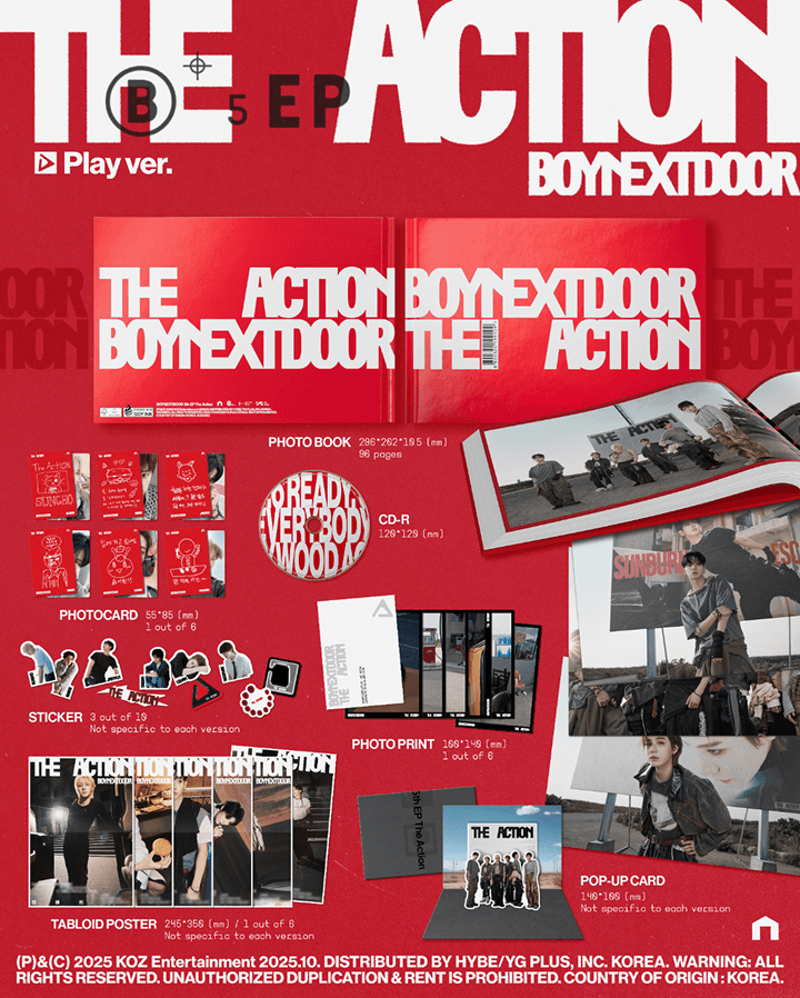 BOYNEXTDOOR - 5th EP [The Action] Album