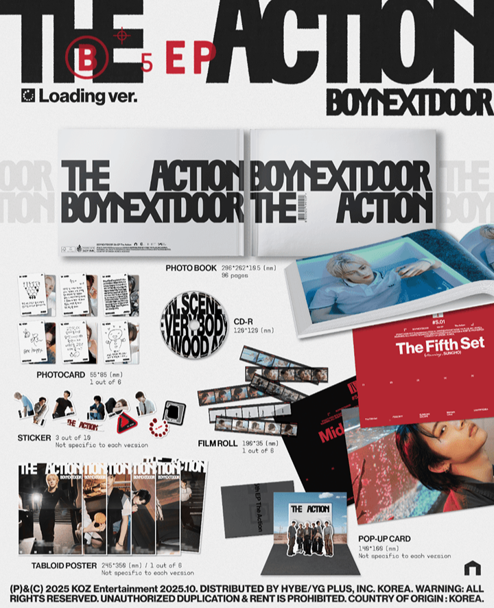 BOYNEXTDOOR - 5th EP [The Action] Album
