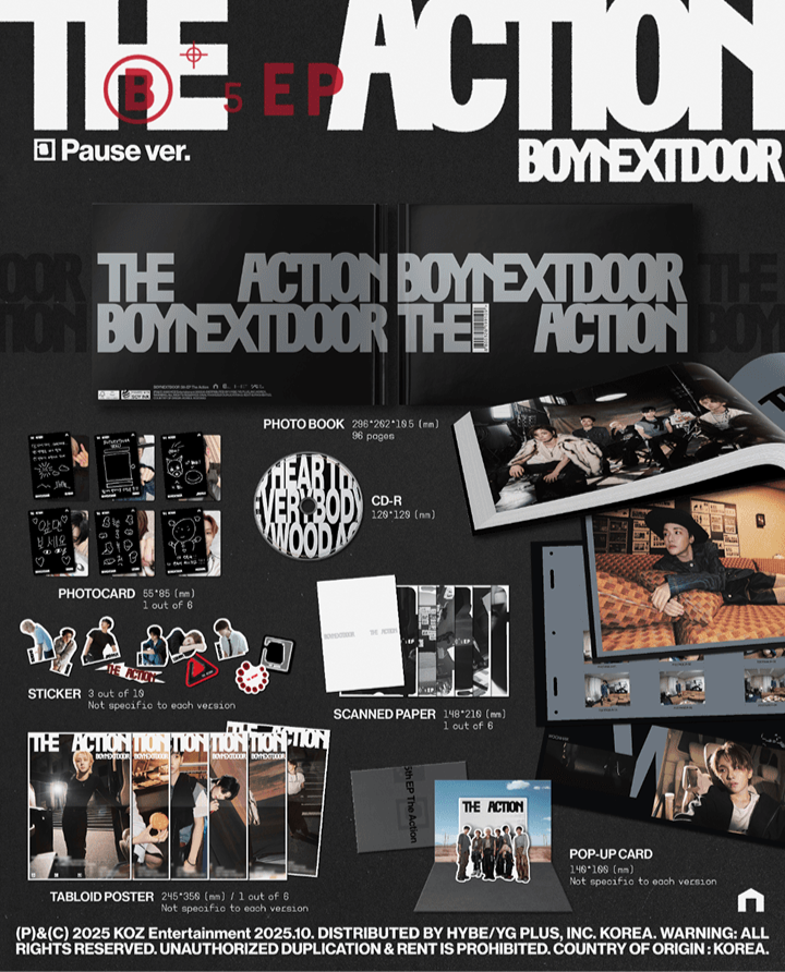 BOYNEXTDOOR - 5th EP [The Action] Album