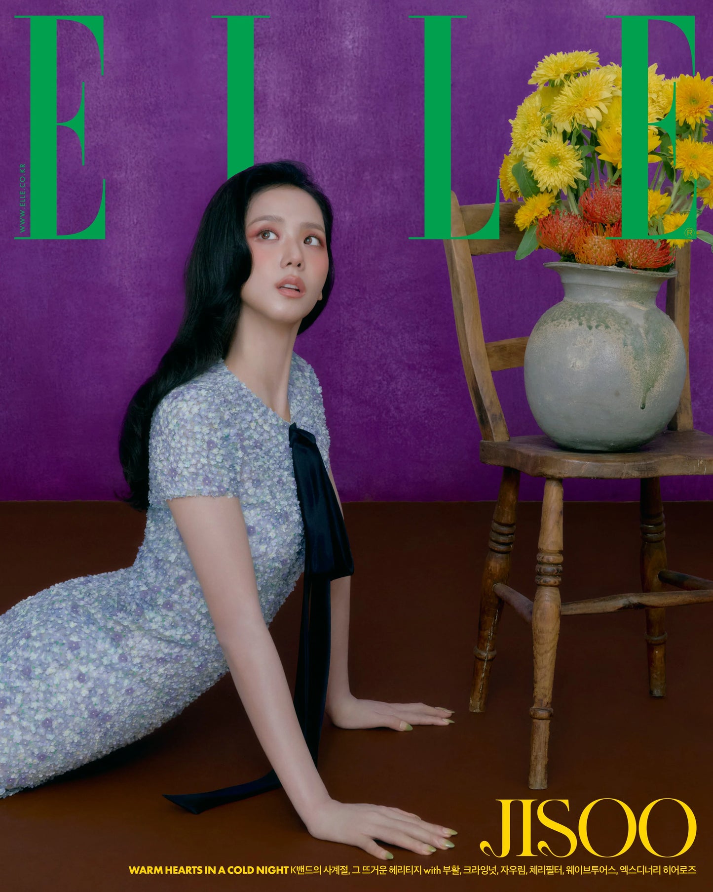 ELLE KOREA MAGAZINE DECEMBER 2025.12 COVER : BLACKPINK JISOO