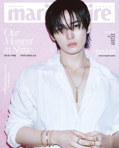 [STRAY KIDS] LEE KNOW - Marie Claire Magazine May 2026 (RANDOM COVER)