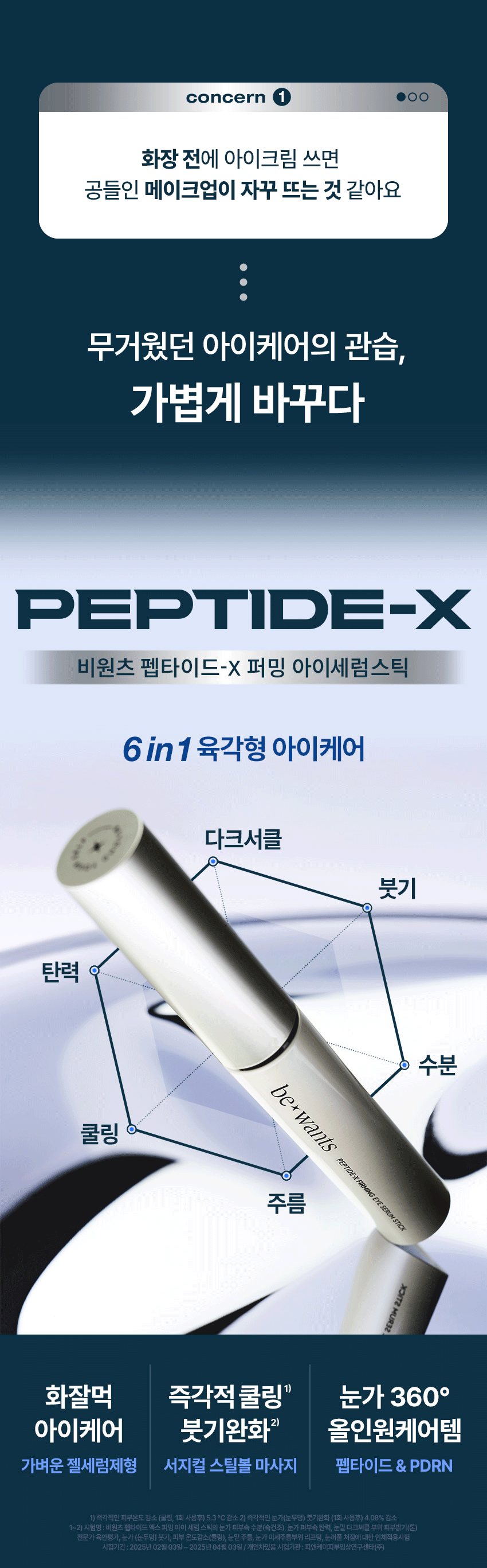 [NCT Taeyong's Pick] Be.Wants Peptide-X Firming Eye Serum Stick with Gift (+15ml)