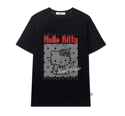 RAIVE X HELLO KITTY - Dot Graphic T-shirt