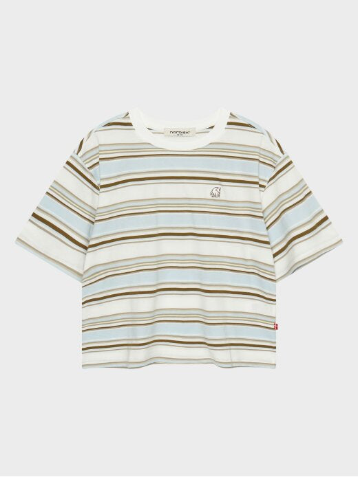 [Aespa Karina PIck] 26 Summer Nordisk Multi-stripe Short-Sleeve T-shirt - W