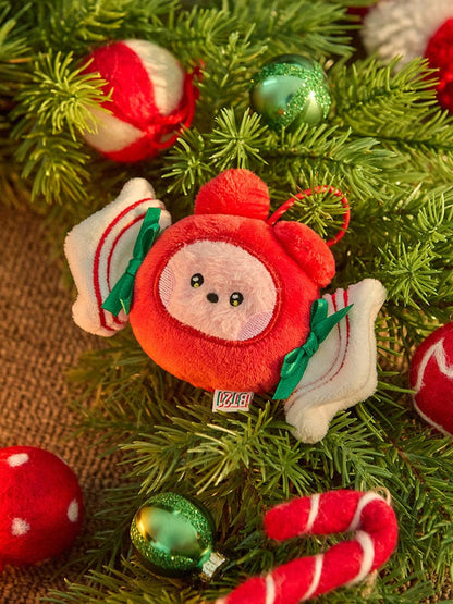 BT21 MINI MININI ORNAMENT PLUSH KEYRING PETITE HOLIDAY