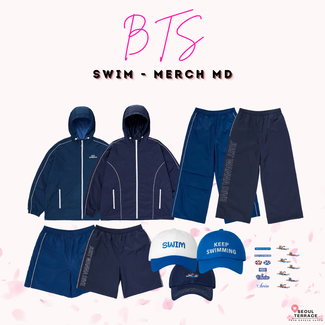 BTS - 'SWIM' OFFICIAL MERCH MD – SEOUL TERRACE BTS - 'SWIM' OFFICIAL MERCH MD – SEOUL TERRACE