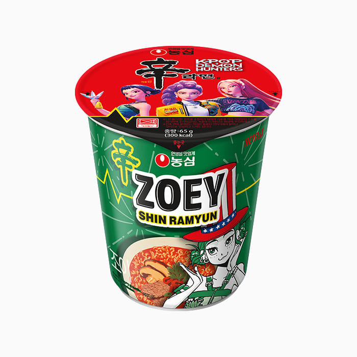 K-POP Demon Hunters x KDH Special Package Limited Edition – Shin Ramyun Cup 65g x 6 pcs Set
