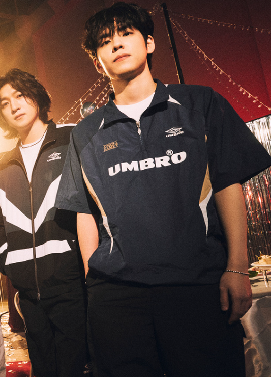 [DAY6] HBL BLOKE Short Sleeve Stand Neck Anorak