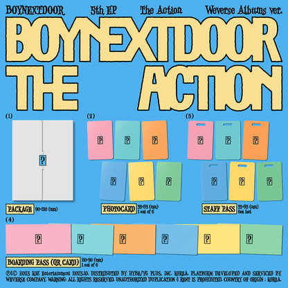 BOYNEXTDOOR - 5th EP [The Action] Album (+Weverse Pre-Order Gift)