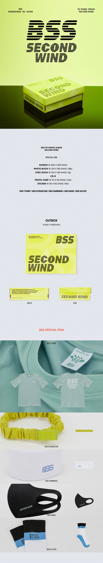 SEVENTEEN BSS - 'SECOND WIND' 부석순 1st Single Album