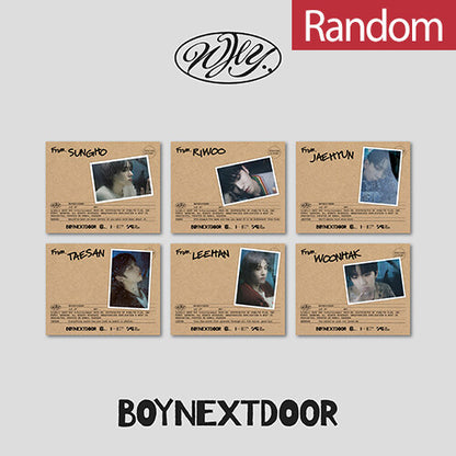 BOYNEXTDOOR - 1st EP 'WHY' Album