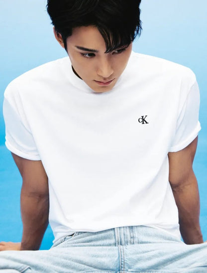 [Rowoon  & SVT Mingyu Worn] Calvin Klein Jeans Men's relaxed fit archive logo short sleeve t-shirt
