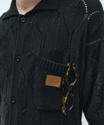[Worn by Cha Eunwoo] Marithé et François Girbaud Crochet Half Cardigan