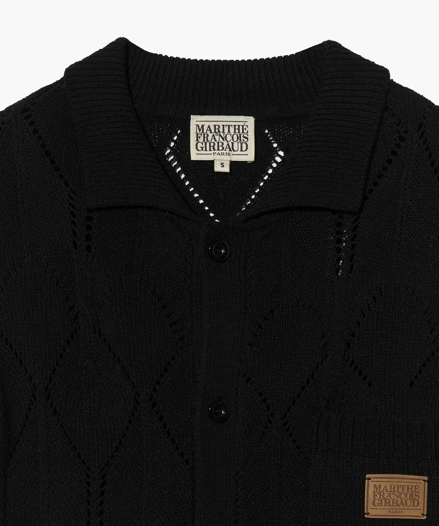 [Worn by Cha Eunwoo] Marithé et François Girbaud Crochet Half Cardigan