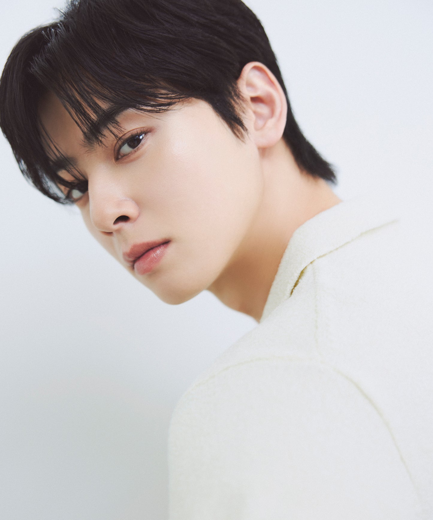 [Worn by Cha Eunwoo] Marithé et François Girbaud M Collar Half Knit