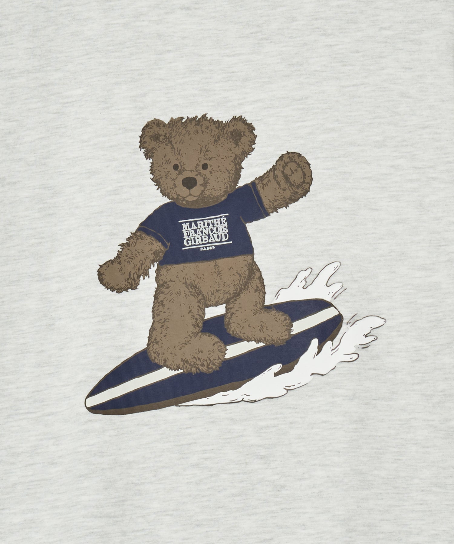 ★Marithe + Francois Girbaud★ SURFING DOODLE BEAR TEE navy SURFING DOODLE BEAR TEE navy - MARITHÉ+FRANҪOIS GIRBAUD
