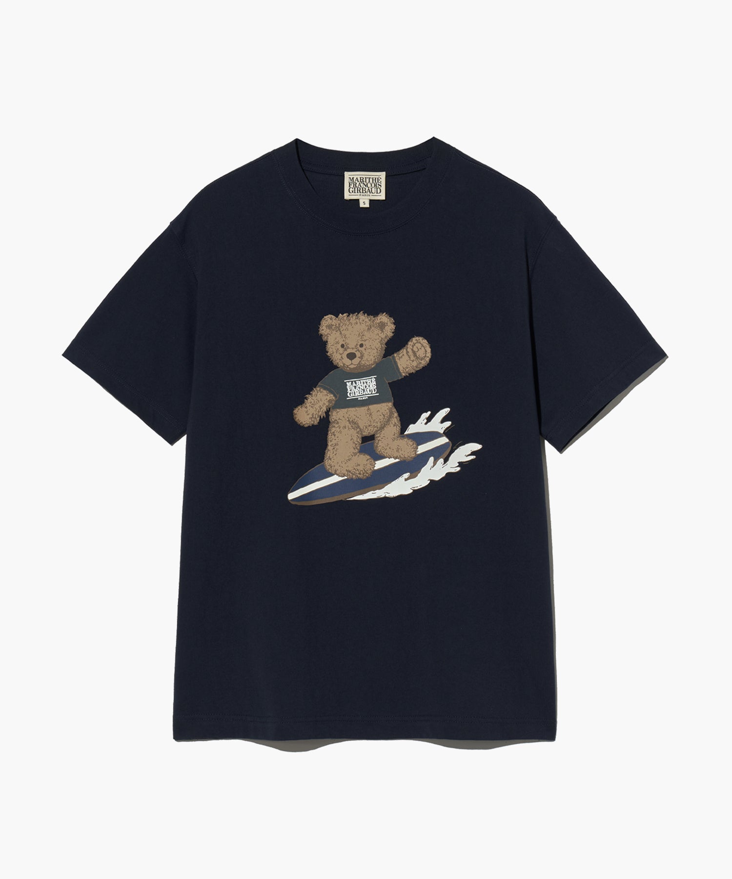 ★Marithe + Francois Girbaud★ DOODLE BEAR IMAGE GRAPHIC TEE Unleash your playful side with our Women's Standard Fit T