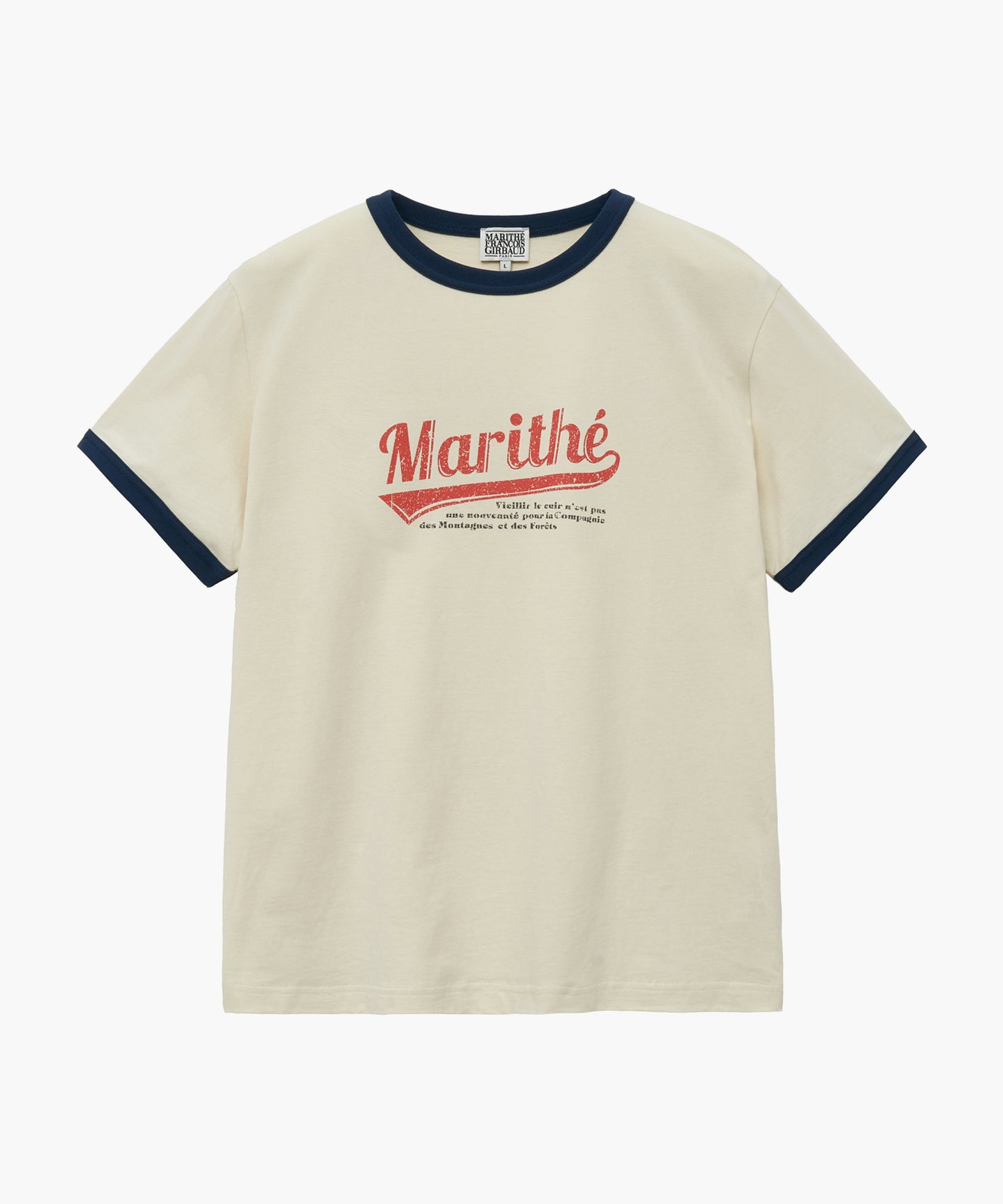 [Worn By Cha Eunwoo] Marithé Et François Girbaud Vintage Baseball Ringer Tee