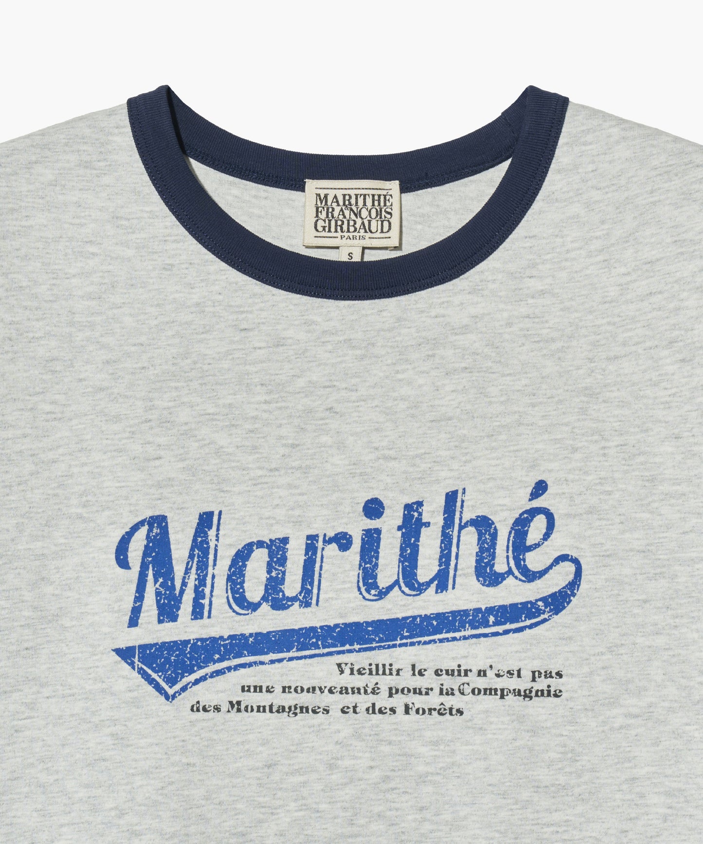 [Worn By Cha Eunwoo] Marithé Et François Girbaud Vintage Baseball Ringer Tee