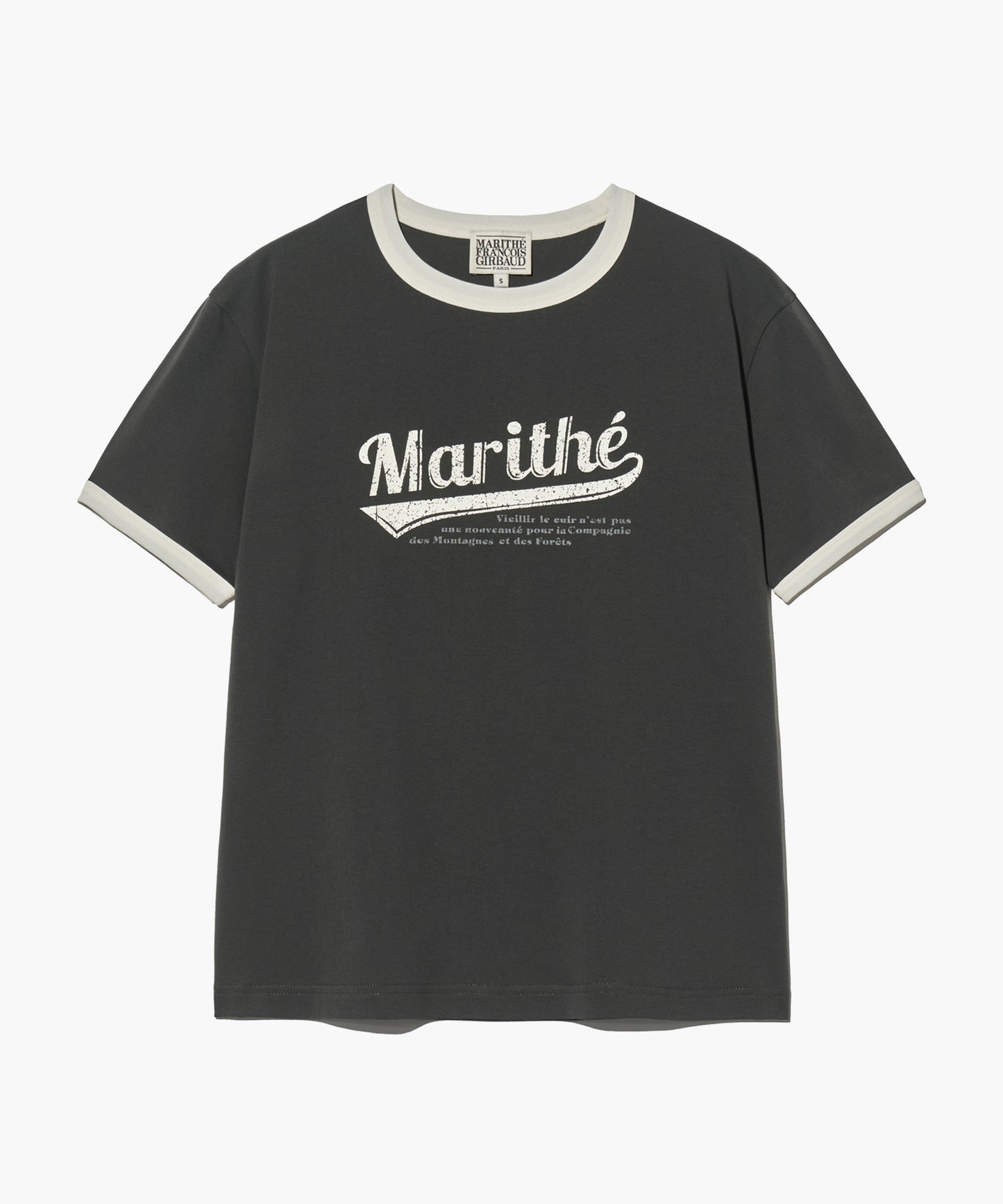 [Worn By Cha Eunwoo] Marithé Et François Girbaud Vintage Baseball Ringer Tee