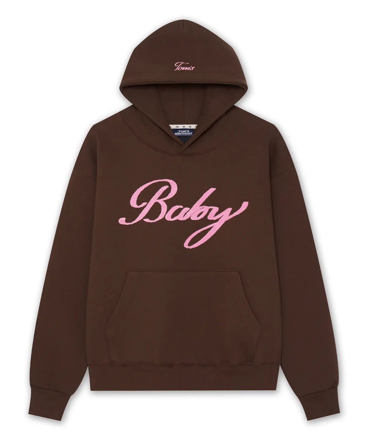 [Enhypen Sunoo Worn] Tom's Birthday Lettering Baby Boucle Hoodie