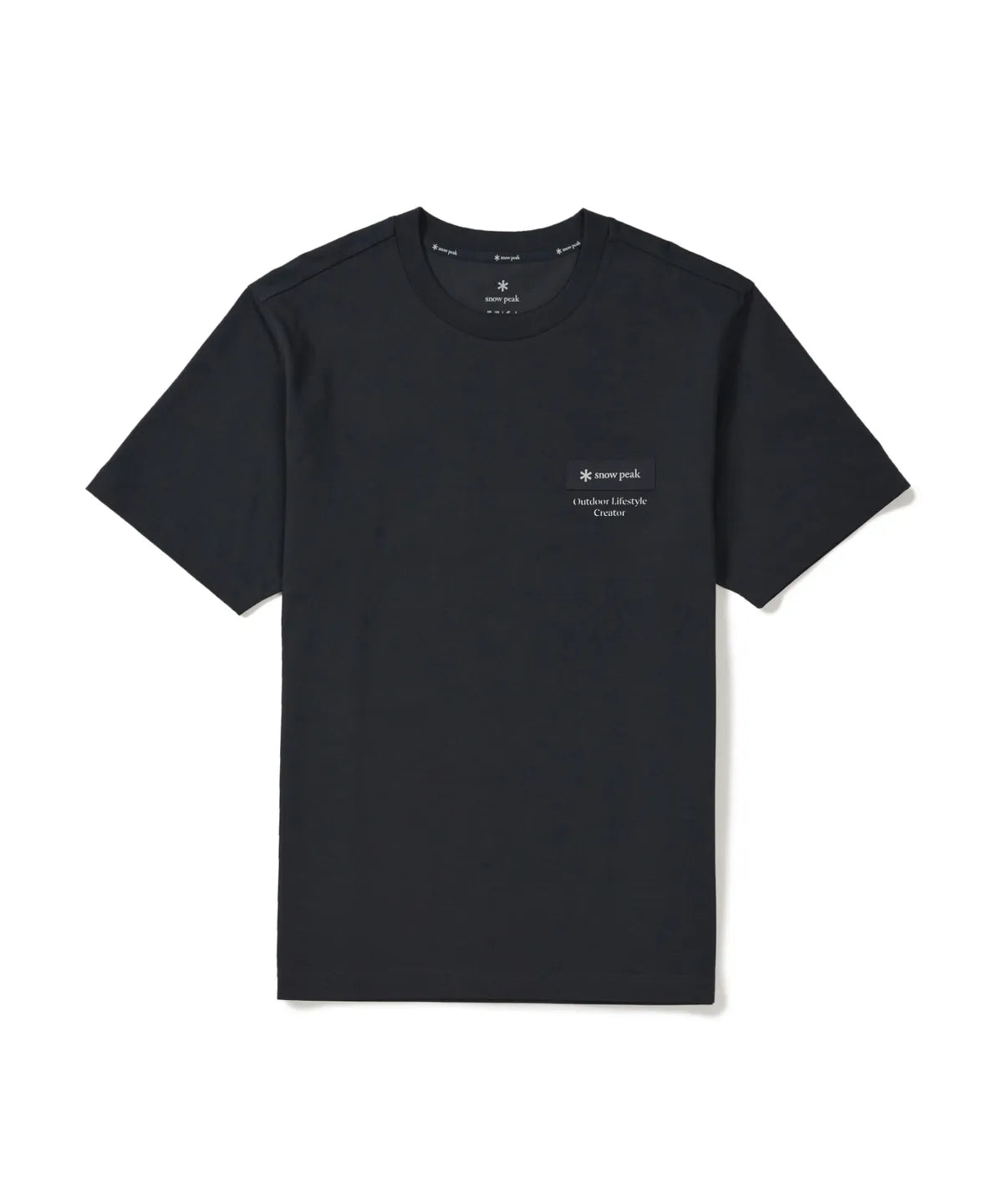 [BTS V Pick] 26SS Snow Peak Aerocool Lettering Woven Patch Short Sleeve T-shirt