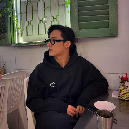 [Seventeen Mingyu Worn] LMR Silicone Wappen Big Logo Hoodie