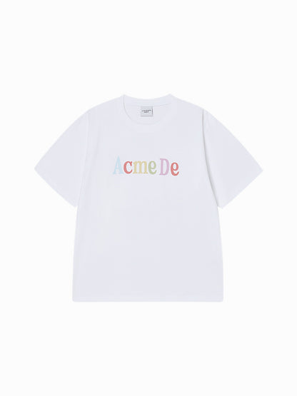 Yena x Adlv Color Logo Short Sleeve T-Shirt