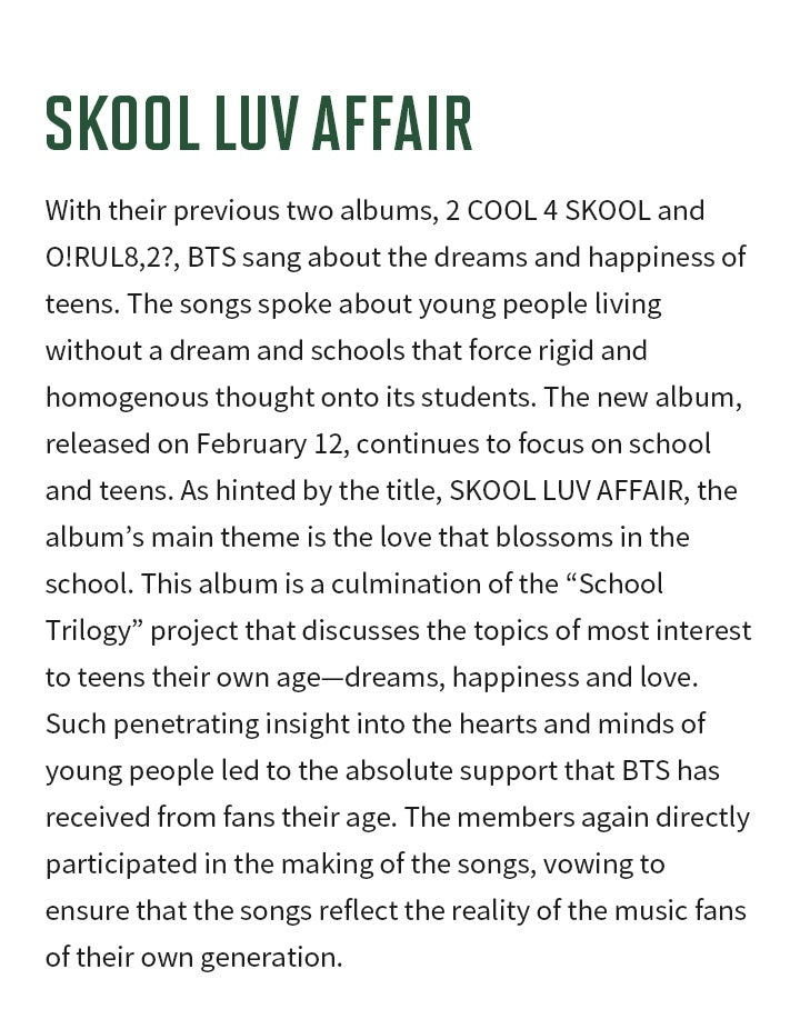 BTS 2nd Mini Album- Skool Luv Affair