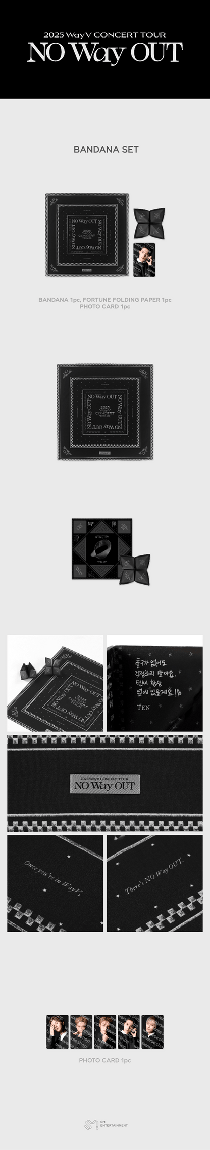 NCT WayV - Concert Tour [NO Way OUT] Official Merch
