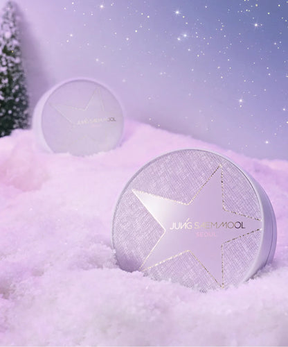 Jung saem Mool  Essential Skin Nude Cushion (Refill Included) - STARLIT YOUTIFUL EDITION (+Purple Fur Pouch)