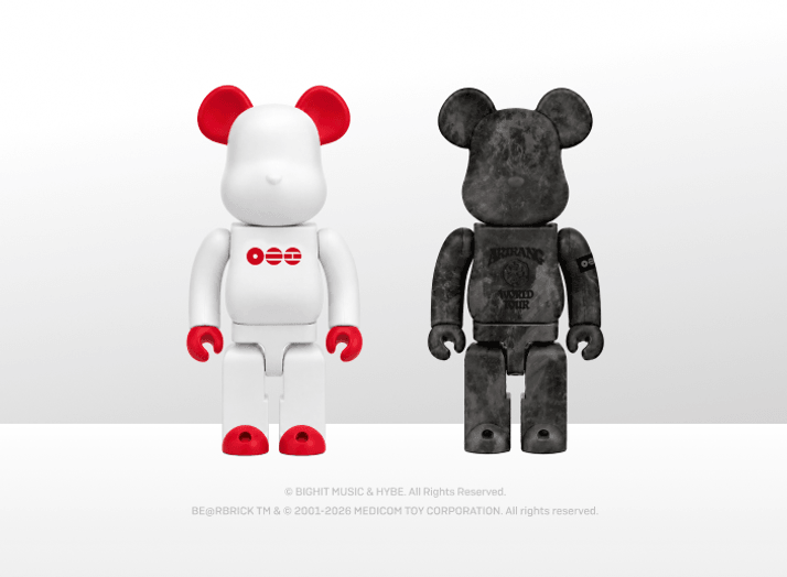 BTS × BE@RBRICK OFFICIAL MERCH MD