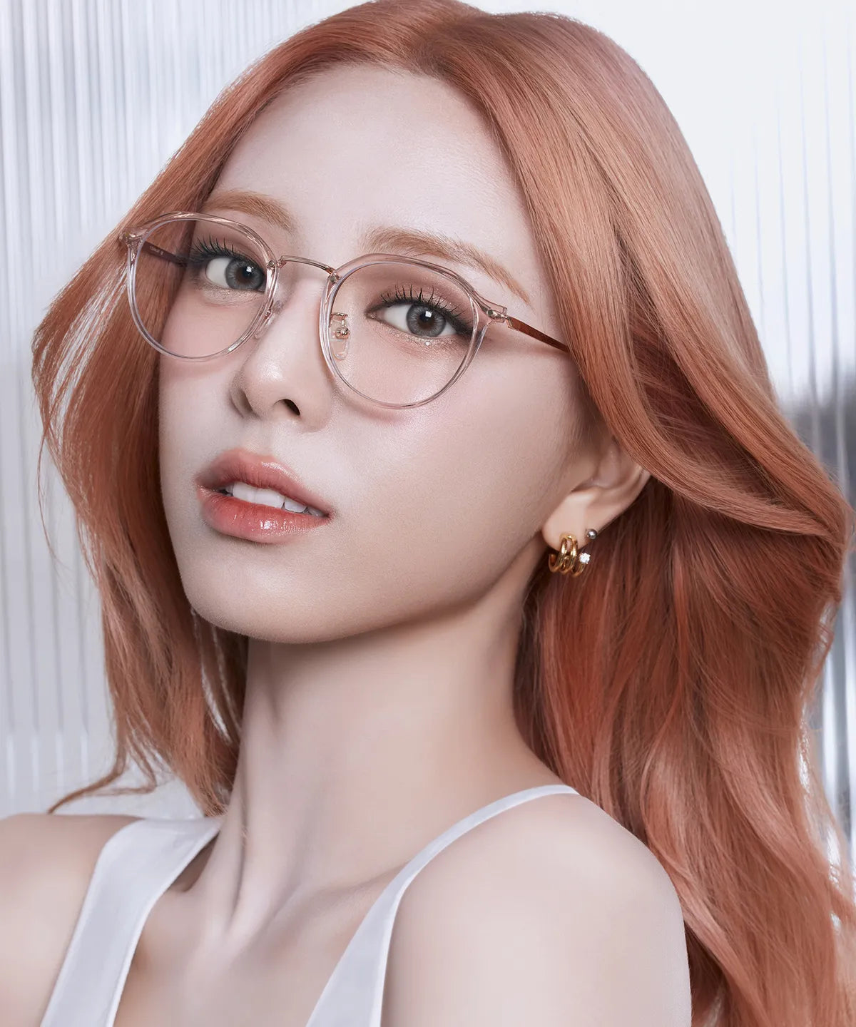 [Itzy Yuna Worn] ViewMap WELSH_Full Titanium Transparent Polygon