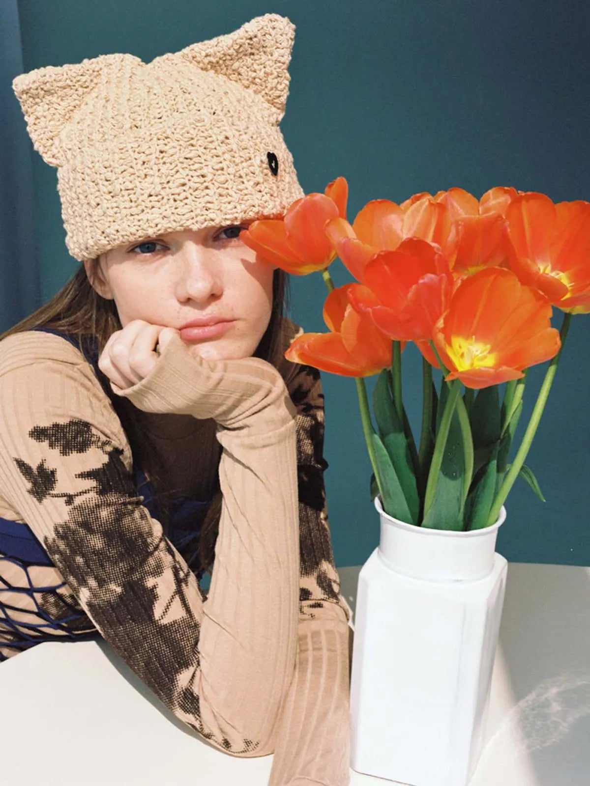 [SVT Wonwoo & Riize Sungchan]AWESOME NEEDS SS Cat Knit Hat