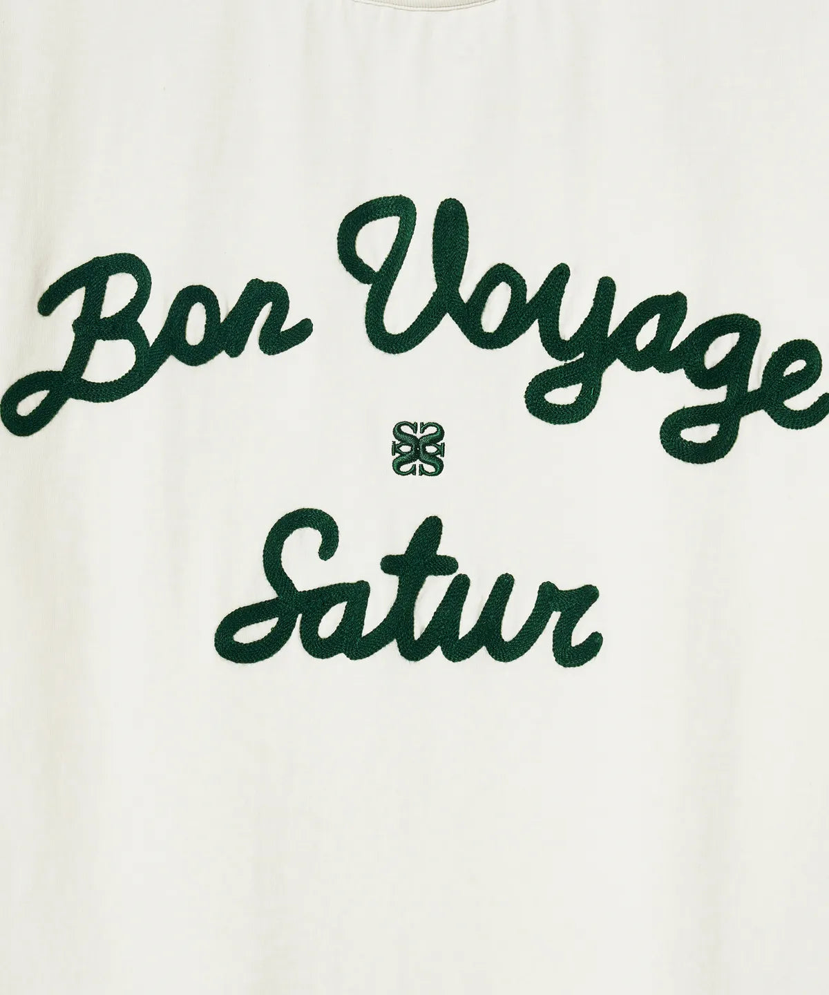 [Kpop Fave Pick] Satur Logo Embroidered Voyage Short Sleeve T-Shirt