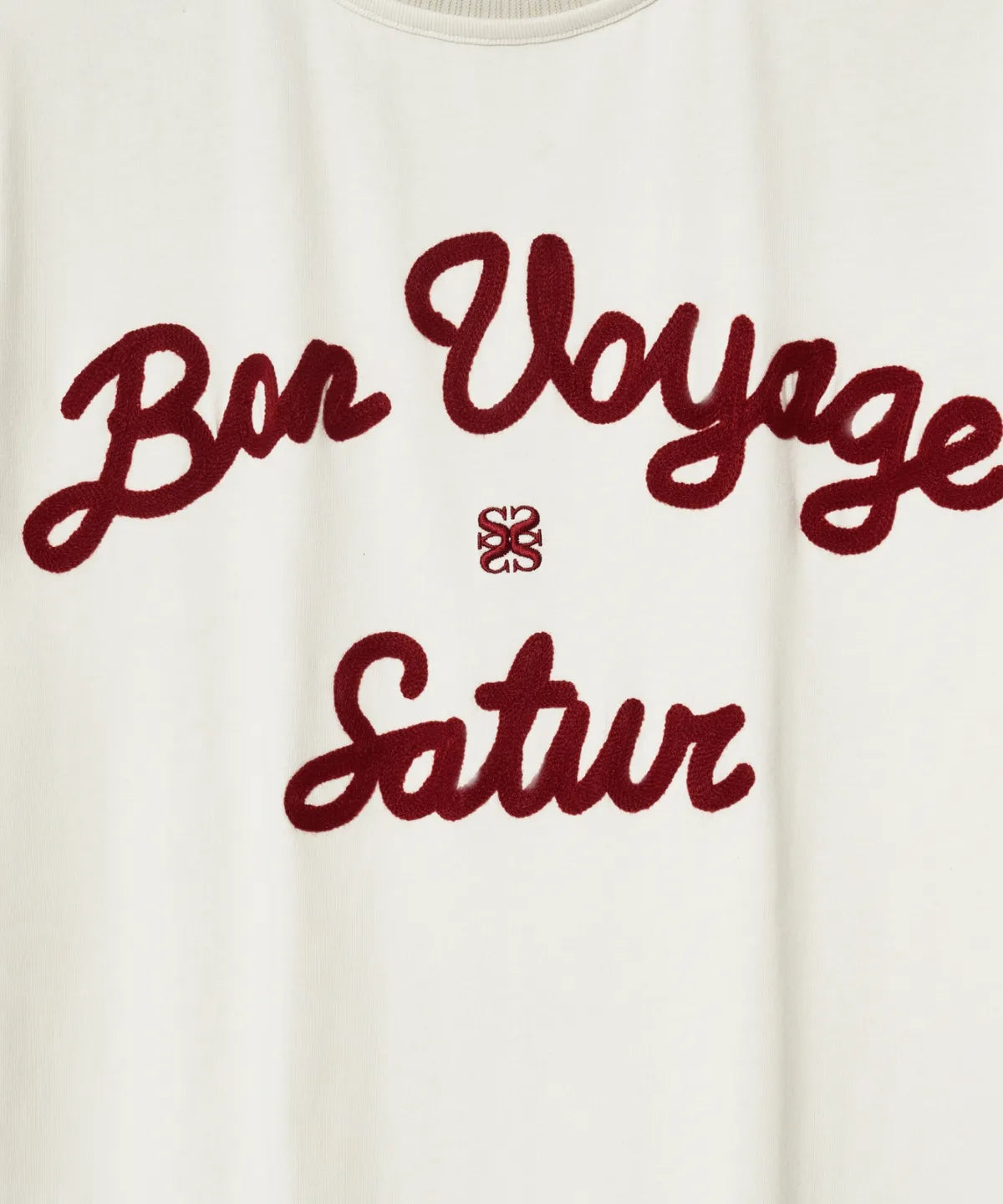 [Kpop Fave Pick] Satur Logo Embroidered Voyage Short Sleeve T-Shirt