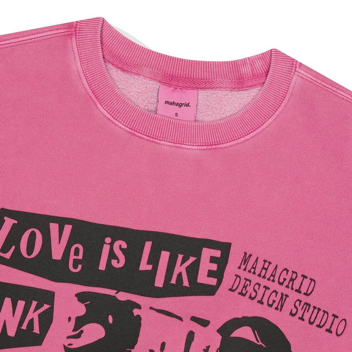 [Seventeen Mingyu Worn] Mahagrid Love Punk Pigment Sweatshirt