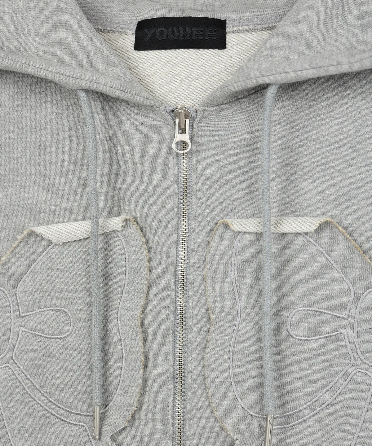 [Blackpink Jennie & Jisoo, Red Velvet Joy Worn] YOUHEE Ribbon Zip-Up Hoodie