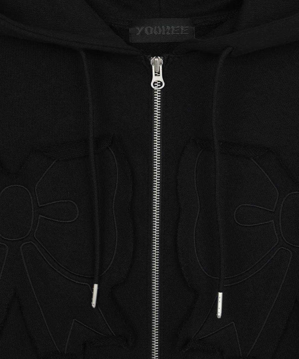 [Blackpink Jennie & Jisoo, Red Velvet Joy Worn] YOUHEE Ribbon Zip-Up Hoodie