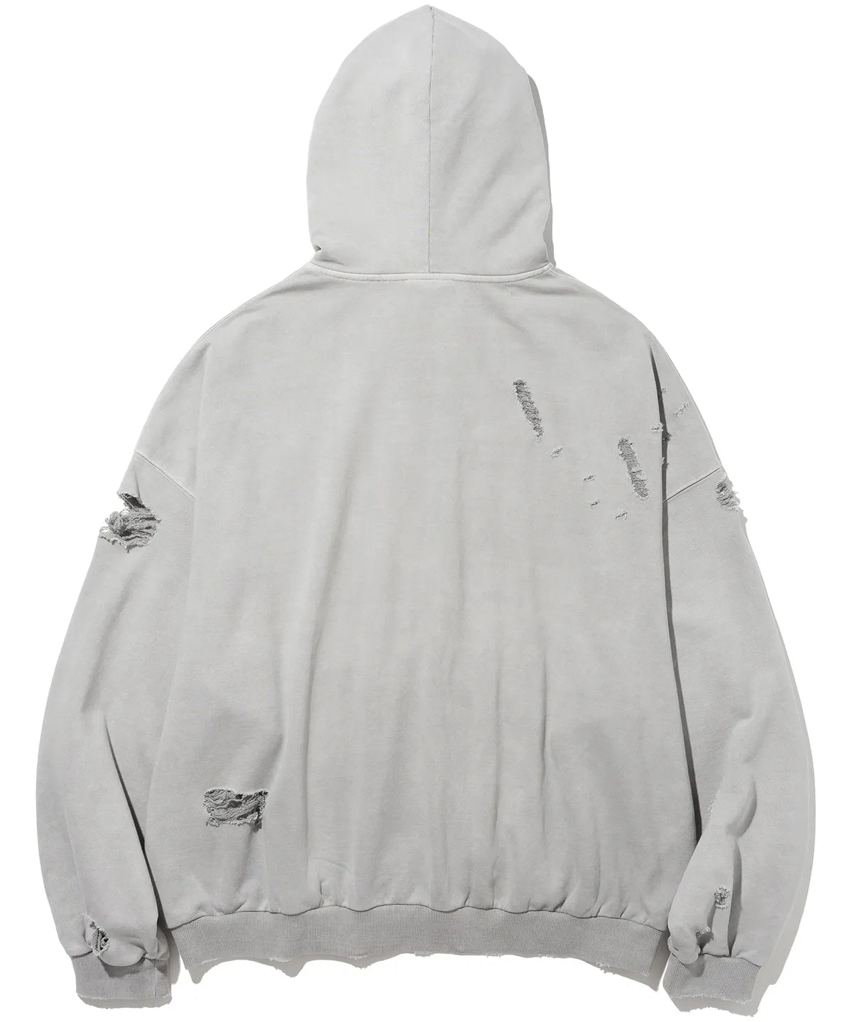[TXT Beomgyu Worn] Not4Nerd Destroyed Wild Logo Pigment Hood Zip up