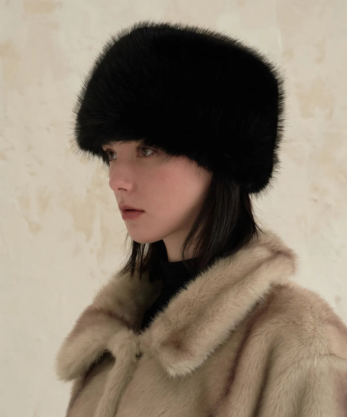 [Treasure Jihoon Worn] VARZAR Square Long Label Shapka Hat