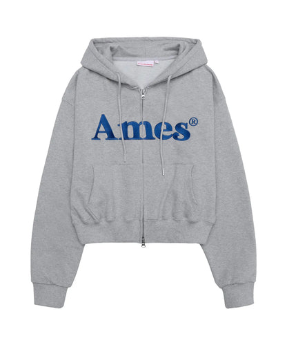 [Qwer Pick] 25FW Ames Basic Logo Hoodie Zip-Up