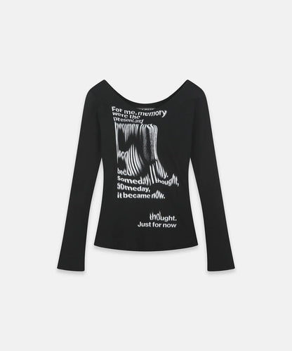 [Aespa Karina Worn] NACHE Flow Slim Fit Long Sleeve