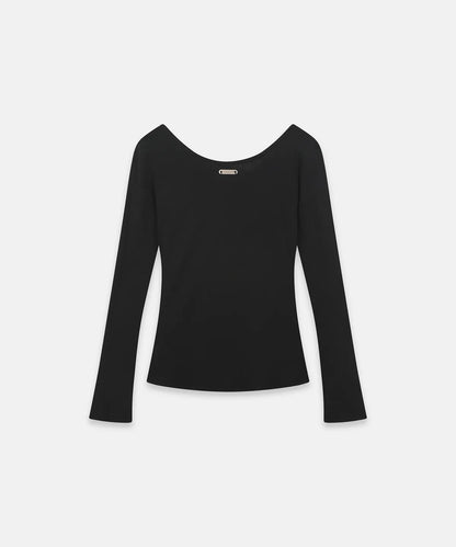 [Aespa Karina Worn] NACHE Flow Slim Fit Long Sleeve