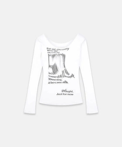 [Aespa Karina Worn] NACHE Flow Slim Fit Long Sleeve