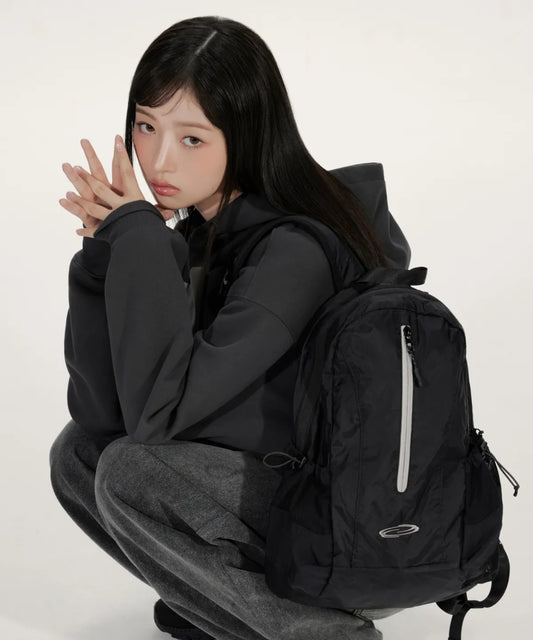 [Ive Rei Pick] Opening Project Mesh Pocket Runner Bag - Black